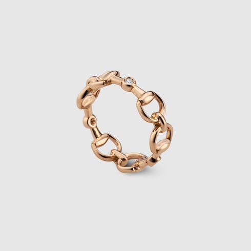 ホースビット 18K ダイヤモンド リング