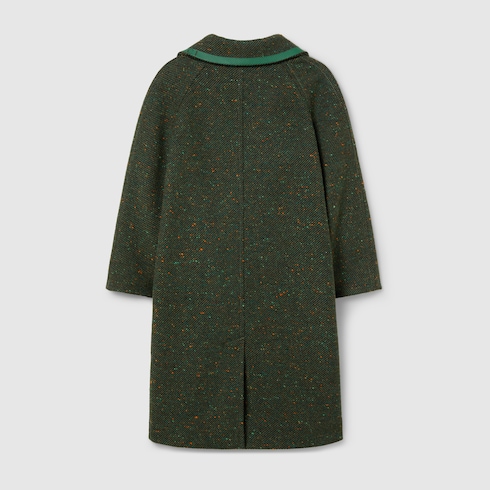 Children's wool tweed coat