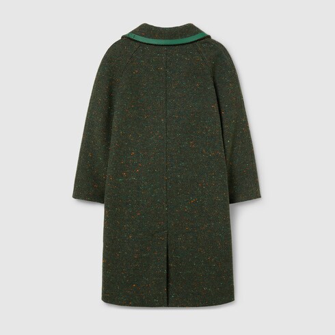 Manteau pour enfant en tweed de laine