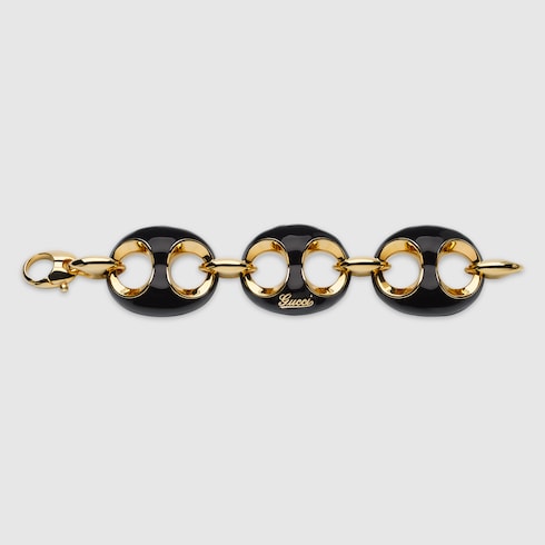 Bracelet en émail Gucci Marina Chain