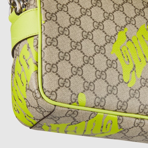 Medium crossbody bag with print Detail 8