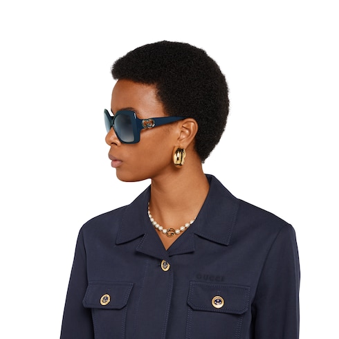 Square frame sunglasses