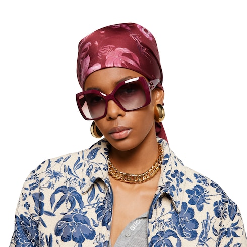 Square frame sunglasses