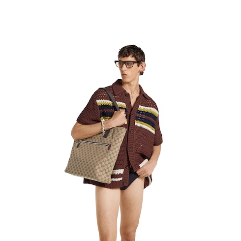 Mittelgroßer Shopper aus GG Canvas