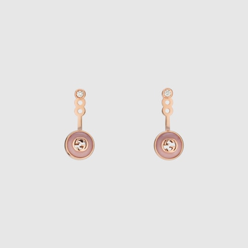 Gucci Interlocking 18k earrings