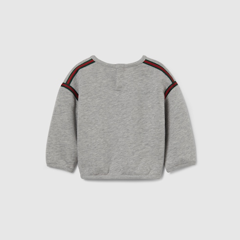 Sweat-shirt pour bébé en coton imprimé