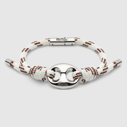 Gucci Marina Chain fabric bracelet