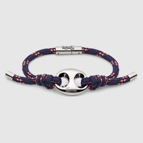 Bracciale Gucci Marina Chain in tessuto