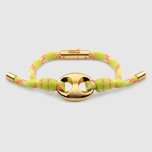 Bracciale Gucci Marina Chain in tessuto