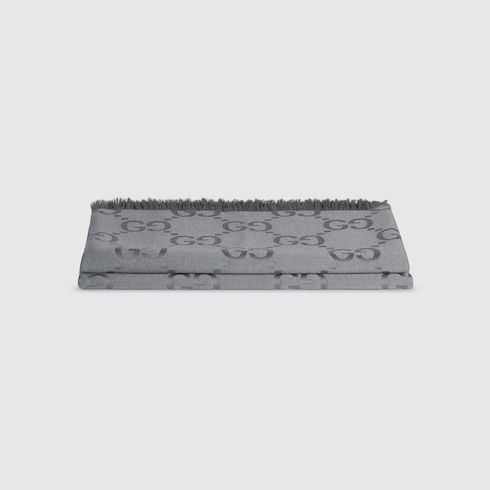 Decke aus GG Woll- und Seidenjacquard