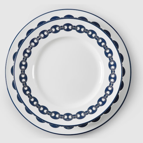 Assiette à dîner Gucci Marina, deux pièces