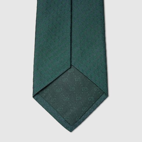 GG silk jacquard tie
