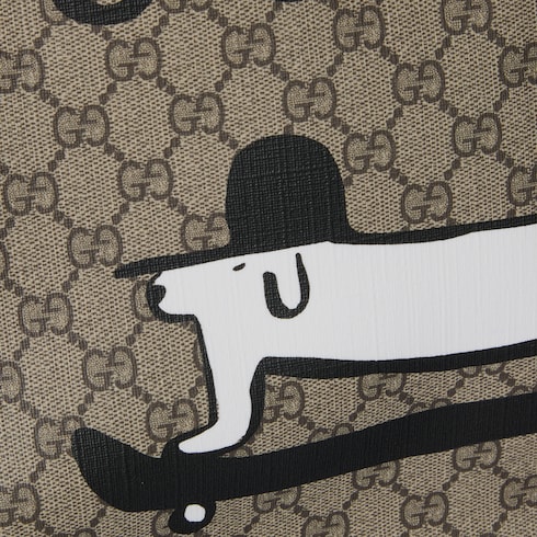 Children's printed GG tote bag