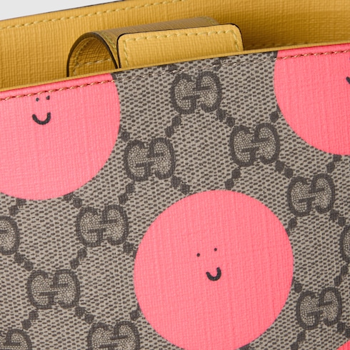 Children's printed GG bucket bag