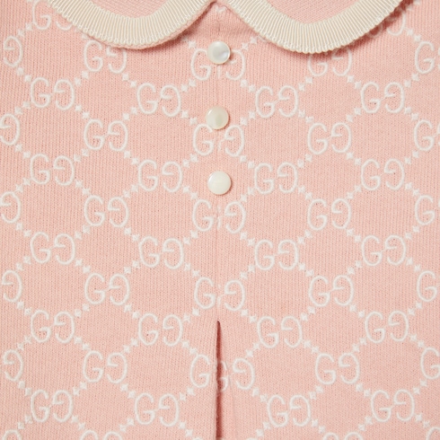Baby embroidered cotton jersey dress