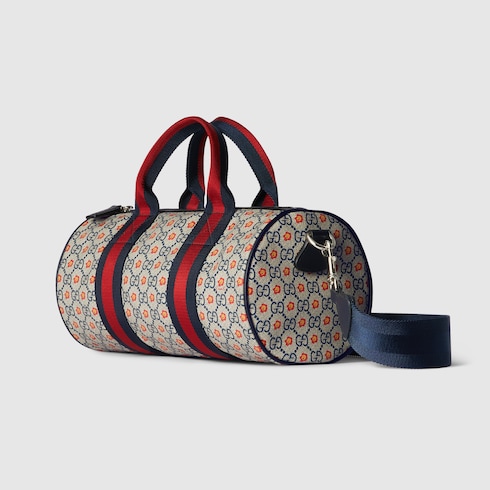 Children's printed GG duffle bag