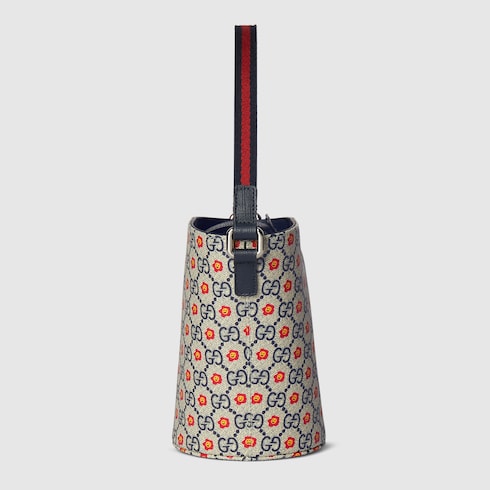 Children's printed GG bucket bag