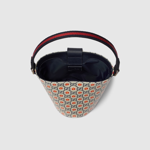 Children's printed GG bucket bag