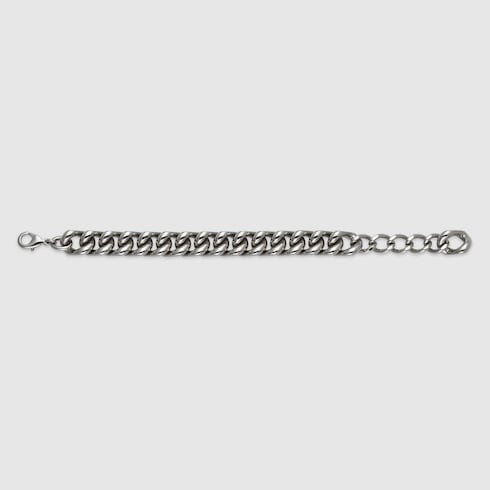 Bracciale a catena Gucci Signature con incisione