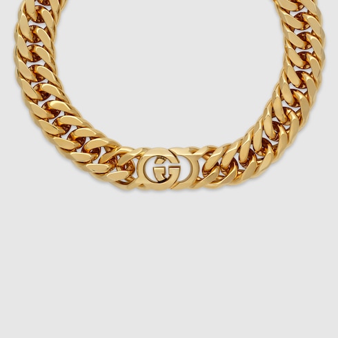 Collar de cadena Gucci Interlocking