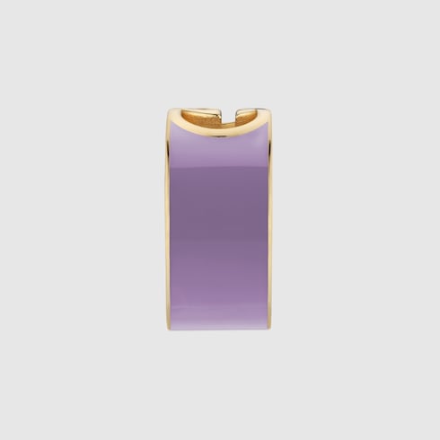 Gucci Interlocking enamel ring