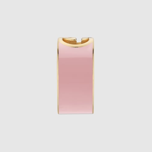 Gucci Interlocking enamel ring