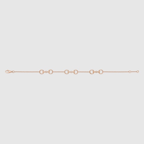 Bracciale Gucci Horsebit diamanti oro 18k
