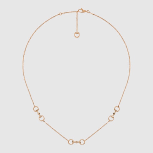 ホースビット 18K ダイヤモンド ペンダント ネックレス