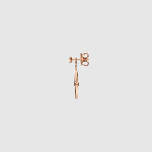 Horsebit 18k diamond earrings