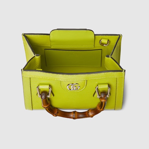 Bolso tote Gucci Diana de lagarto pequeño
