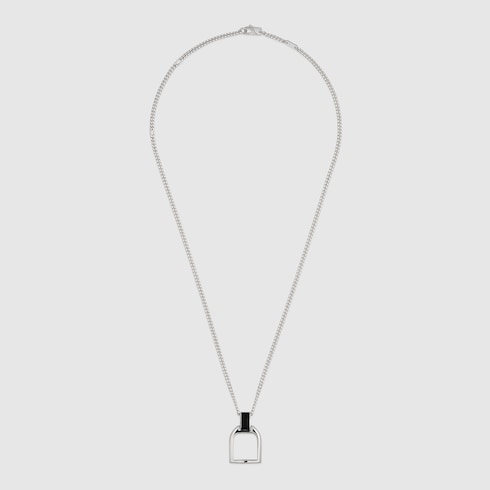 Gucci Staffa long pendant necklace