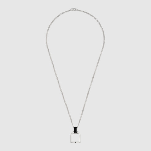 Gucci Staffa long pendant necklace