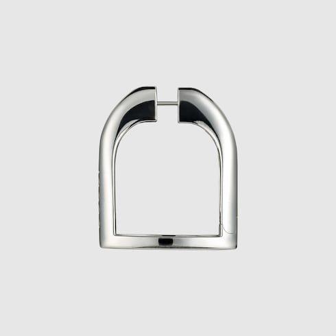 Gucci Staffa large hoop earrings