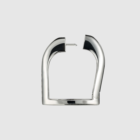 Gucci Staffa large hoop earrings