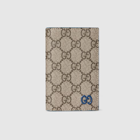 Längliches GG Kartenetui mit blauer Innenseite