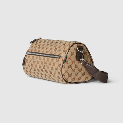 Bolso cilíndrico de lona GG tamaño pequeño 