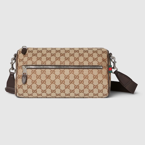 Bolso cilíndrico de lona GG tamaño pequeño 