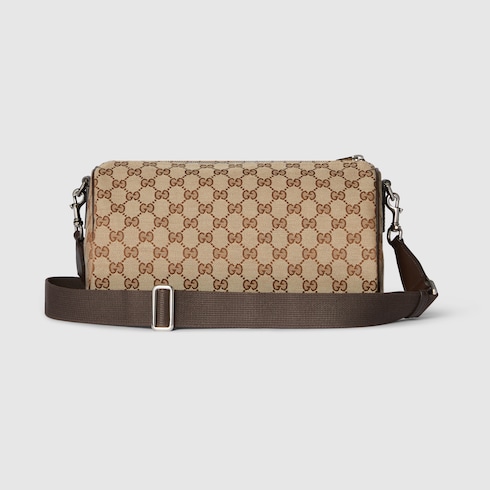 Bolso cilíndrico de lona GG tamaño pequeño 