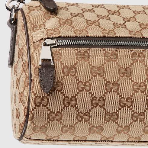 Bolso cilíndrico de lona GG tamaño pequeño 