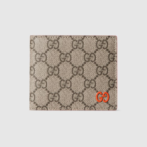 Orange interior GG bi-fold wallet