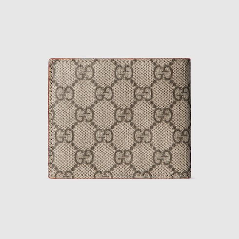 Orange interior GG bi-fold wallet Detail 5