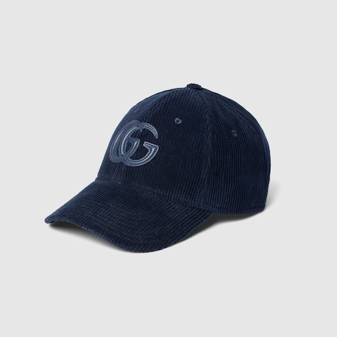 Velvet baseball hat with embroidery