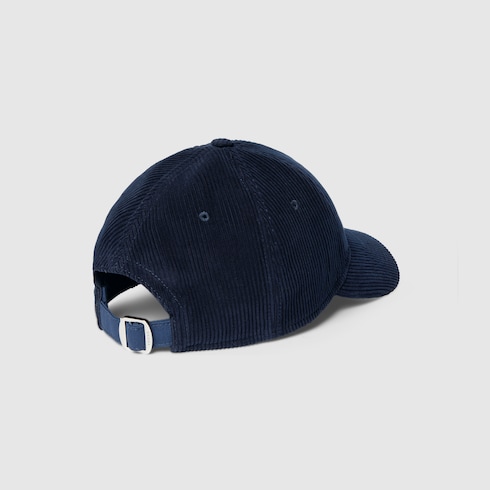 Velvet baseball hat with embroidery