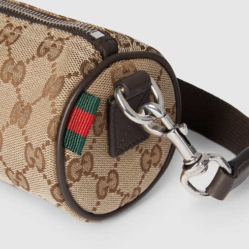 Minibolso cilíndrico de lona GG
