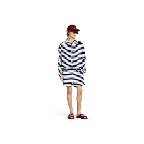Short en jacquard de coton à imprimé GG