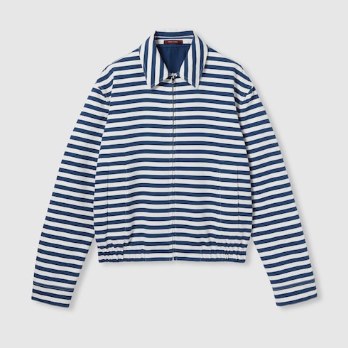 Chaqueta con GG, estampado y cremallera