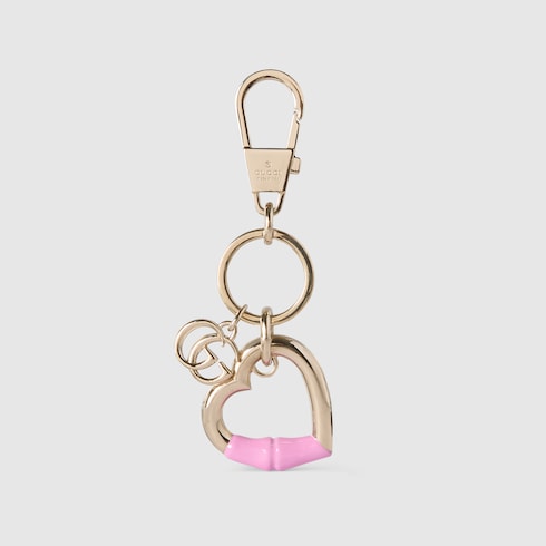 Heart-shaped keychain
