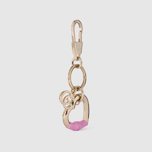 Heart-shaped keychain