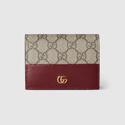 Cartera GG Marmont bicolor tamaño pequeño