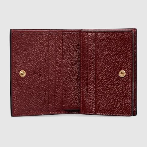 Bi-color GG Marmont small wallet